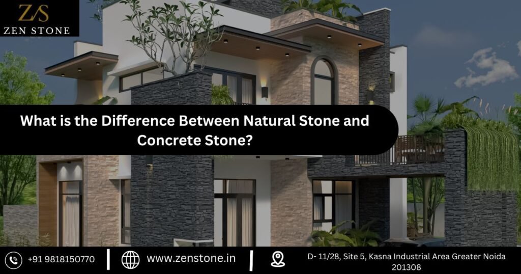 What is the Difference Between Natural Stone and Concrete Stone