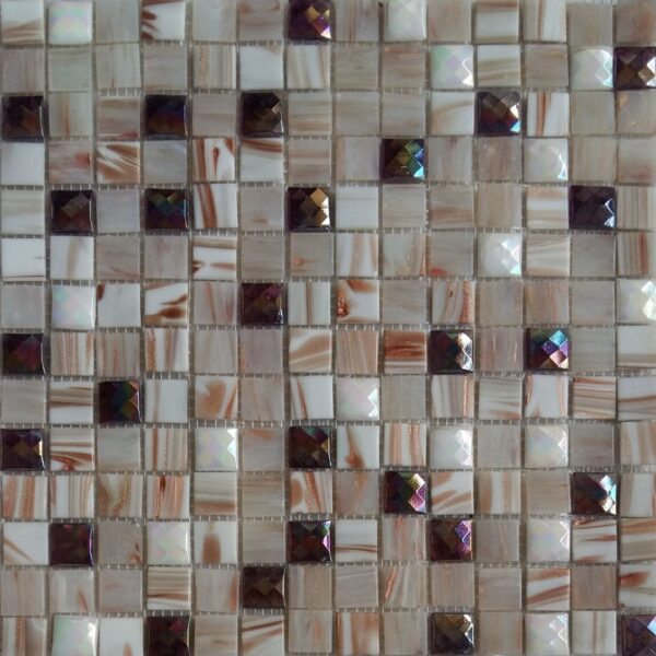 BRUN CLAIR GLASS MOSAIC