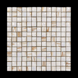 Pearl Ivory Glass Mosaic Tile